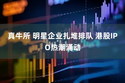 真牛所 明星企业扎堆排队 港股IPO热潮涌动